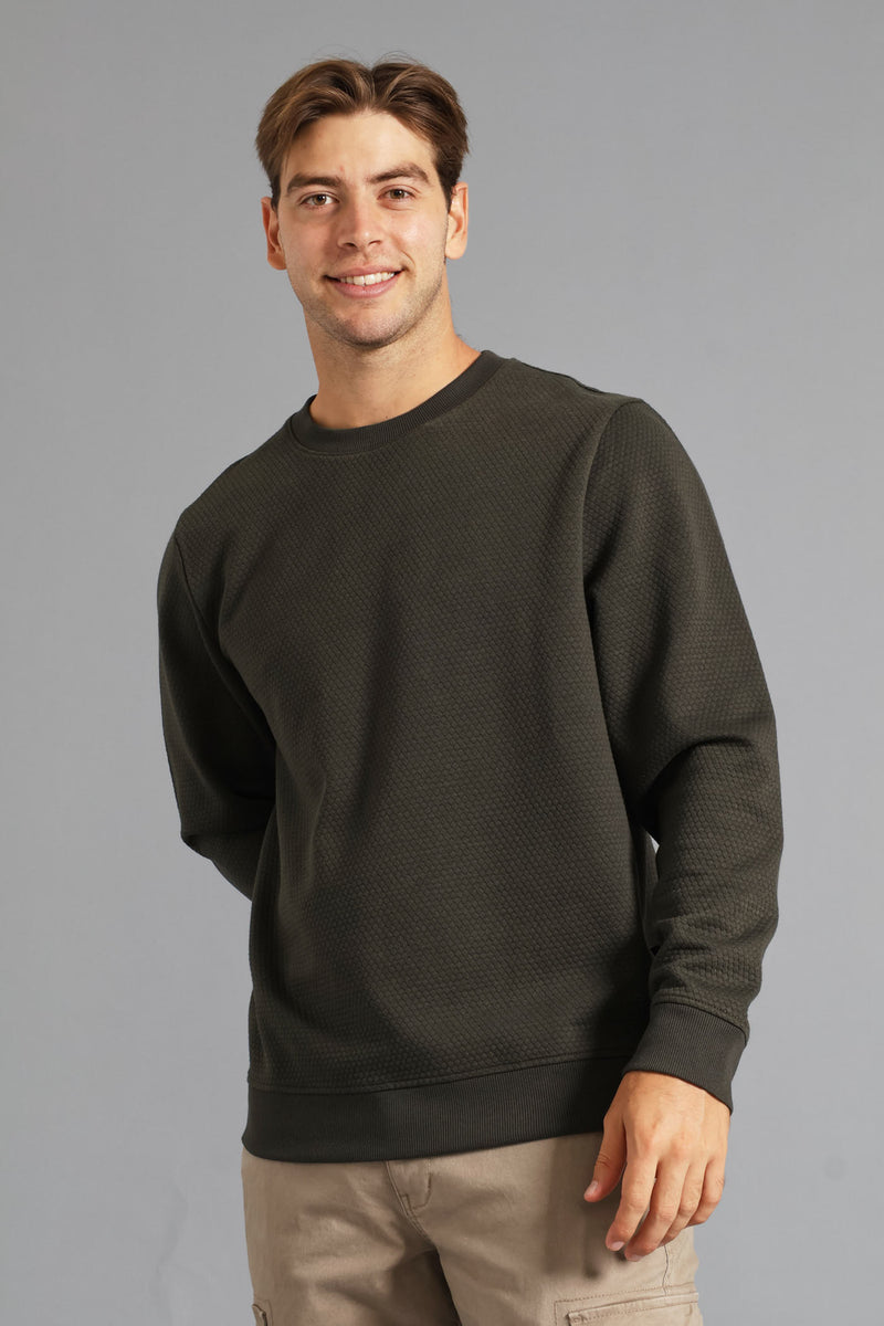 Diamond Surf Int Crew Top - Fatigue