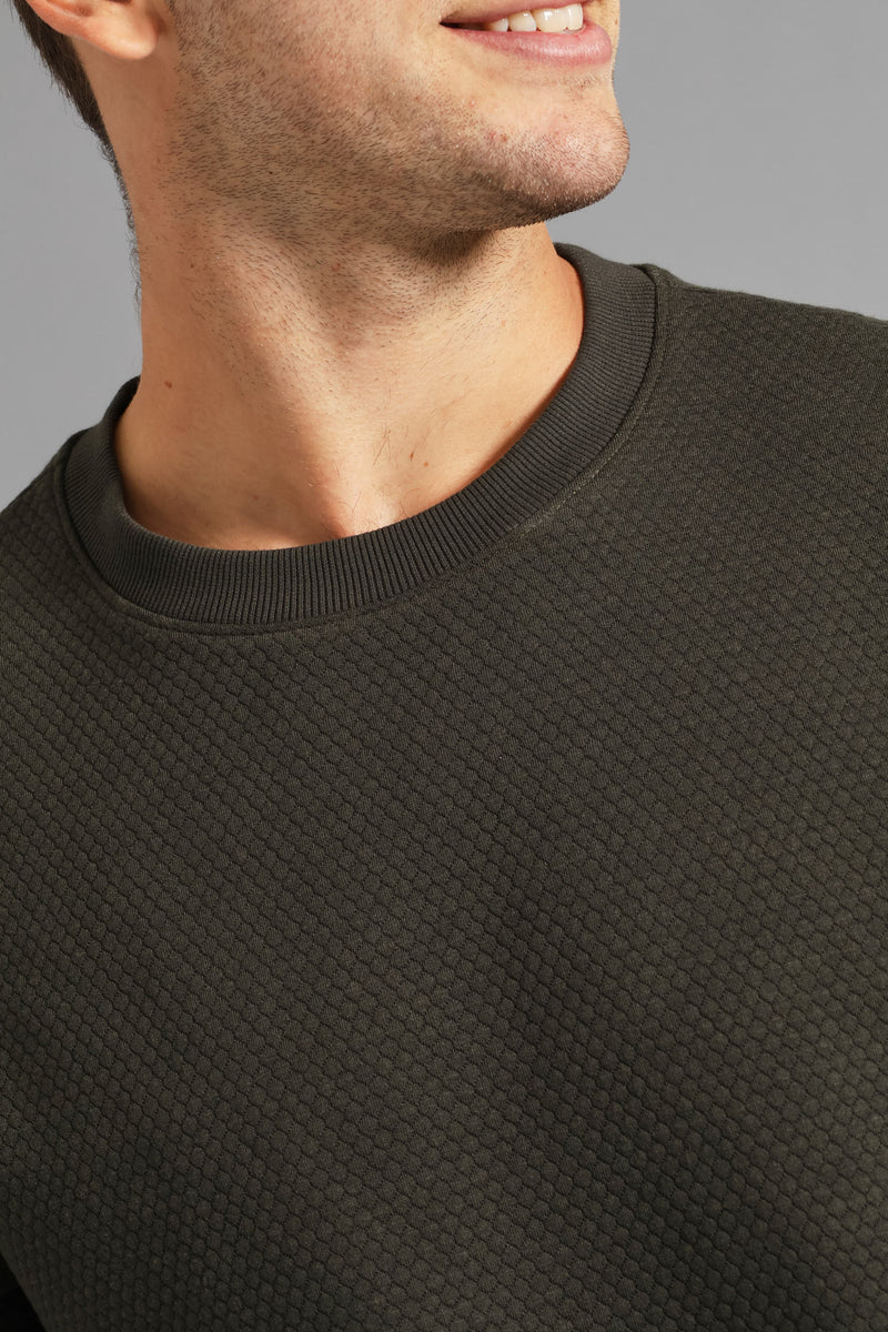 Diamond Surf Int Crew Top - Fatigue