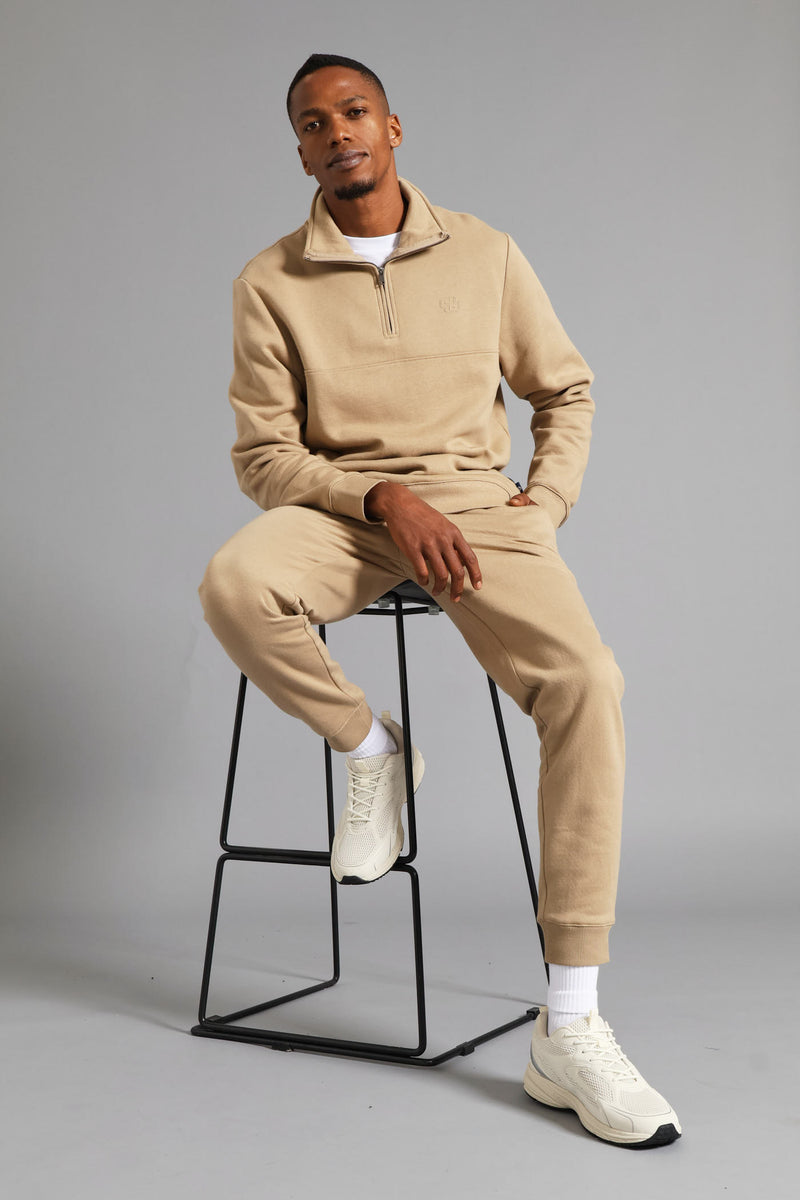 Fleece Jogger - Taupe