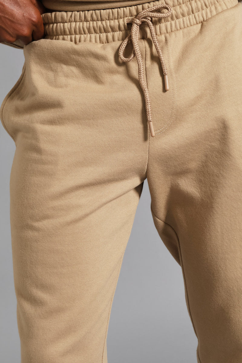 Fleece Jogger - Taupe