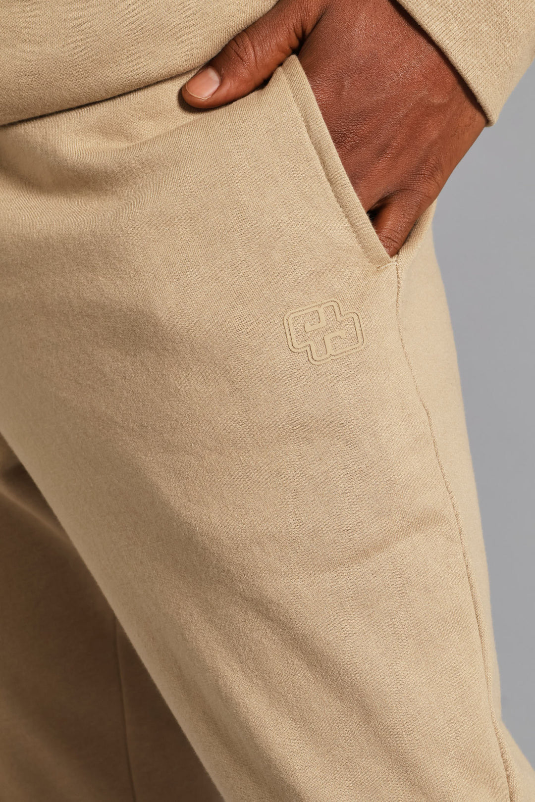 Fleece Jogger - Taupe