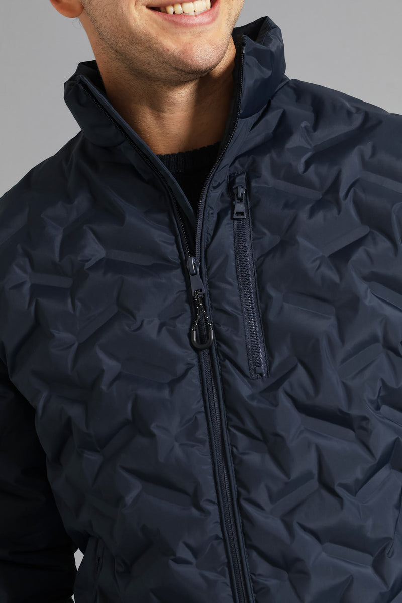 Heat Seal Puffer Jacket - Navy