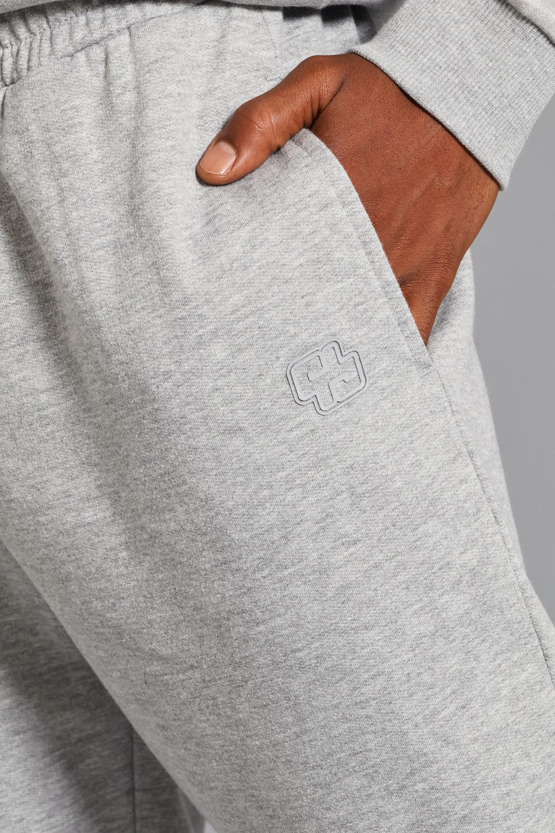 Fleece Jogger - Grey Melange
