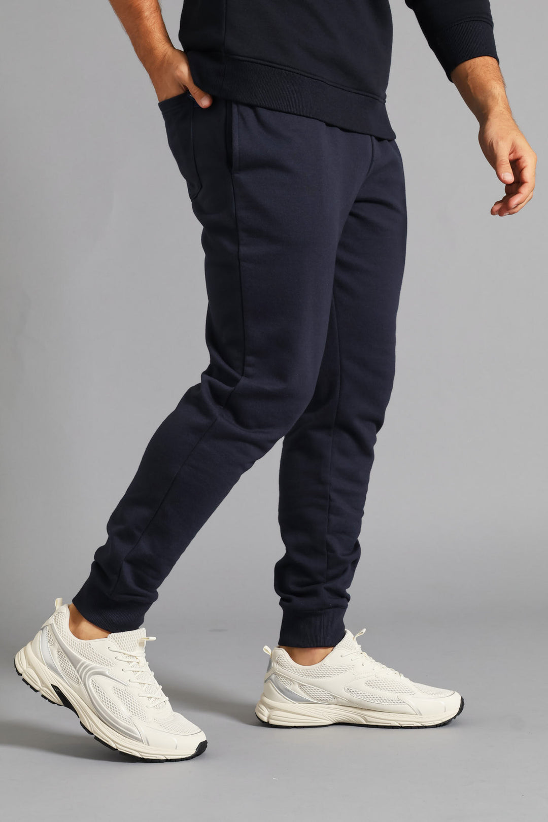 Fleece Jogger - Navy