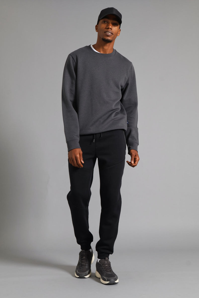 Fashion Zip Jogger - Black