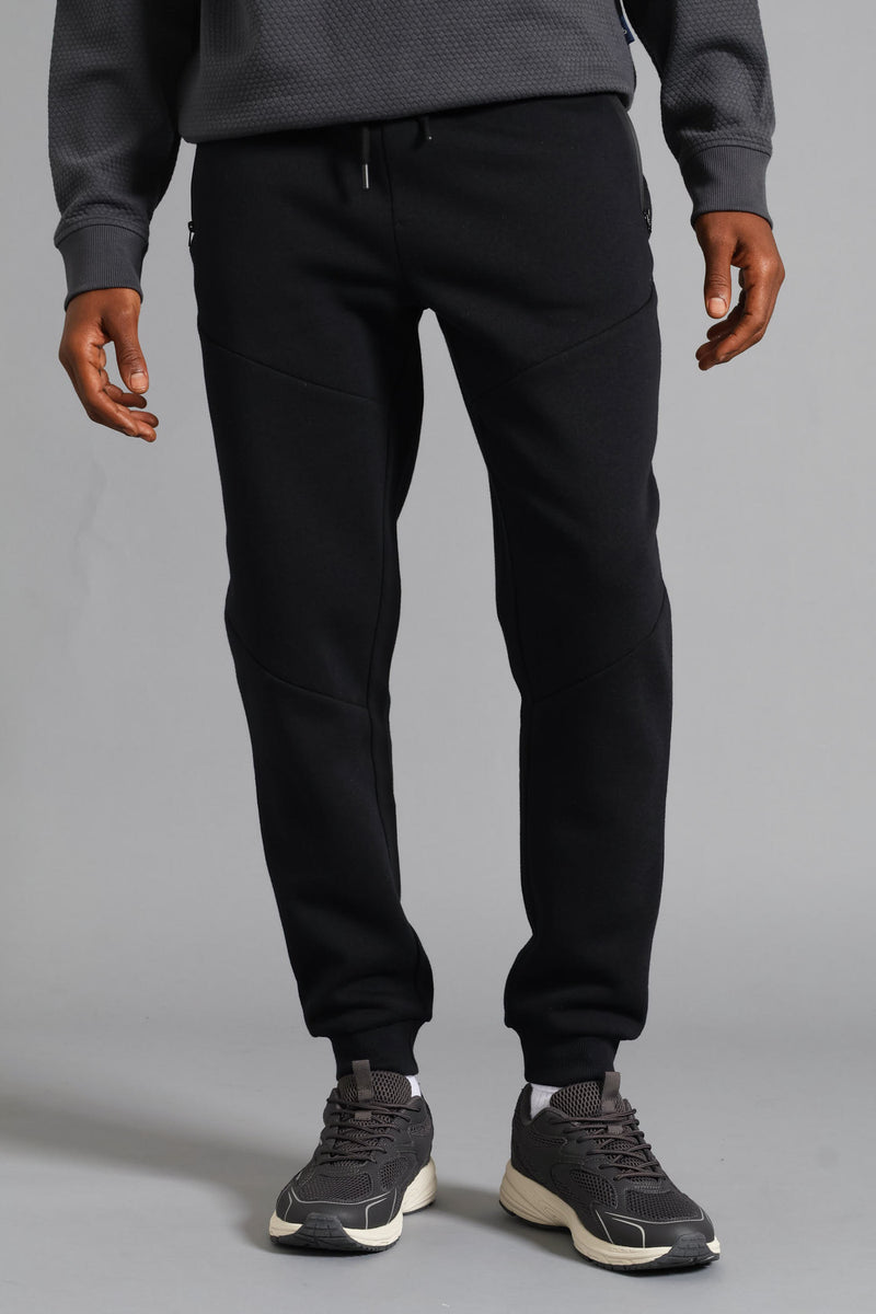 Fashion Zip Jogger - Black