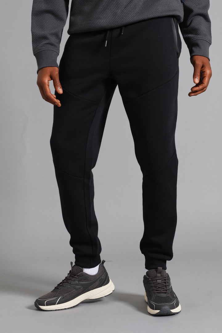 Fashion Zip Jogger - Black