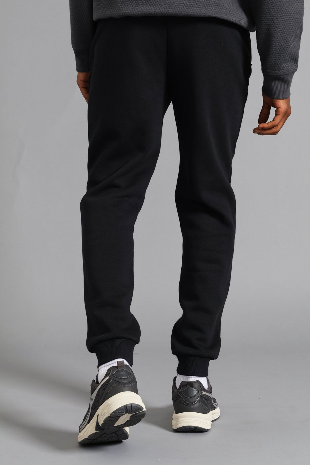 Fashion Zip Jogger - Black