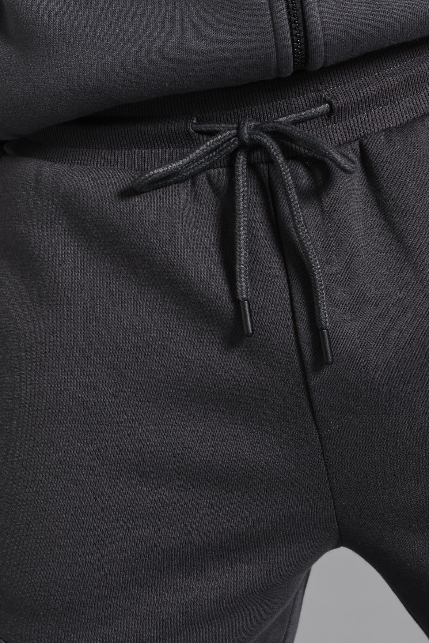 Mens Fashion Zip Jogger - Charcoal – Edgars