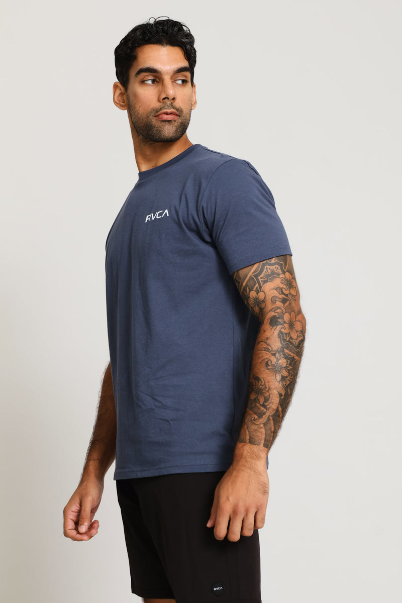 Small Logo Essentials Short Sleeve Tee - Navy