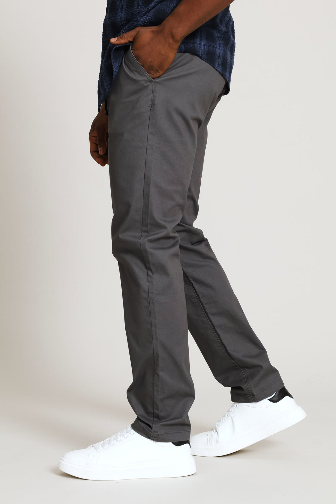 Straight Leg Chino - Grey