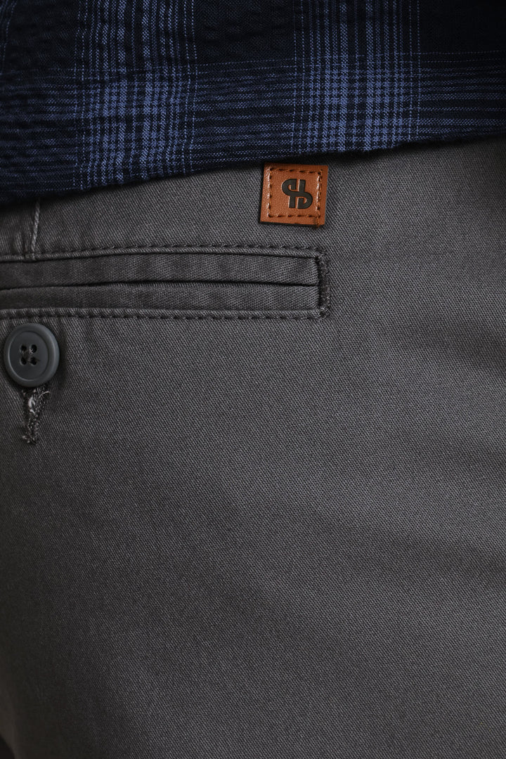 Straight Leg Chino - Grey