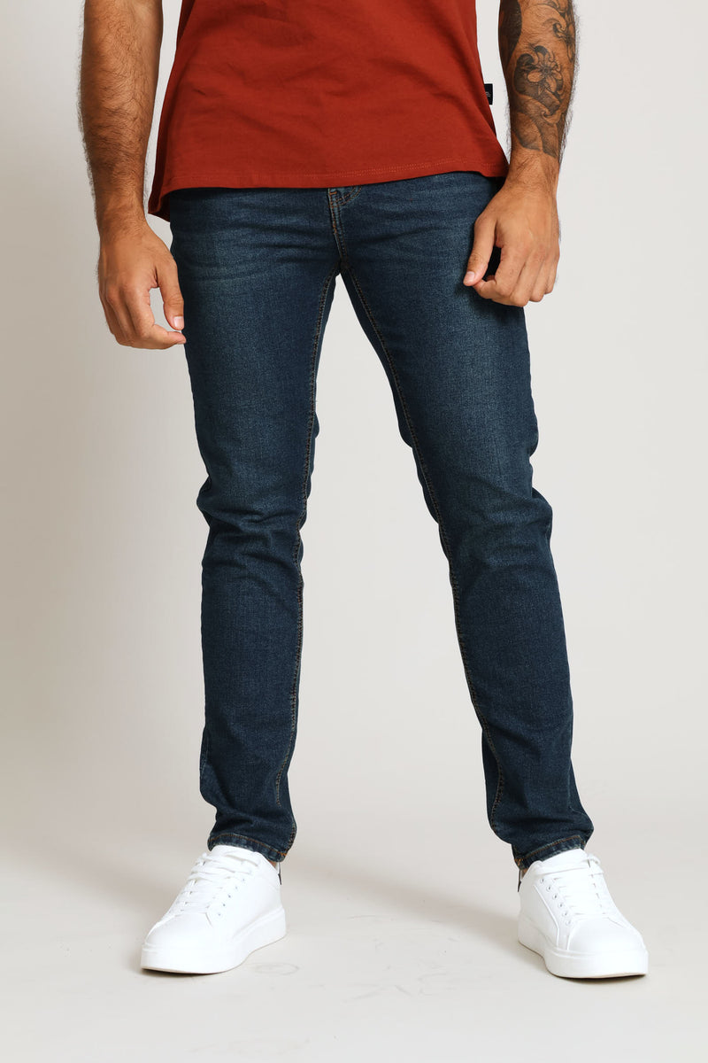 Dark Tint Skinny Jean - Dark Blue