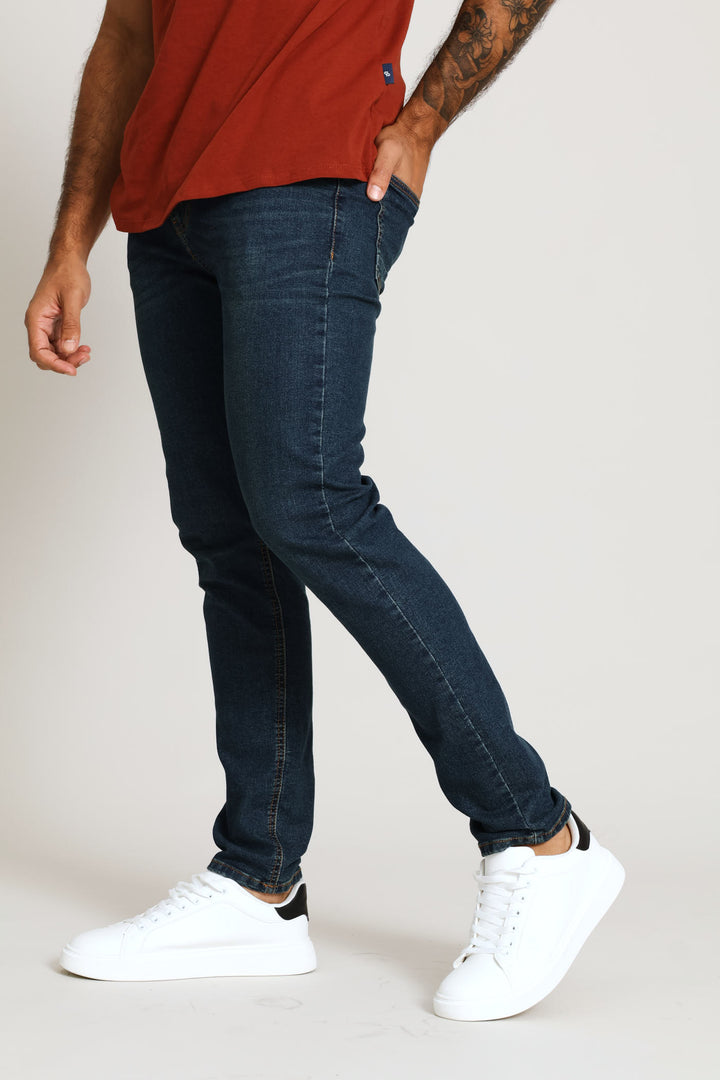 Dark Tint Skinny Jean - Dark Blue