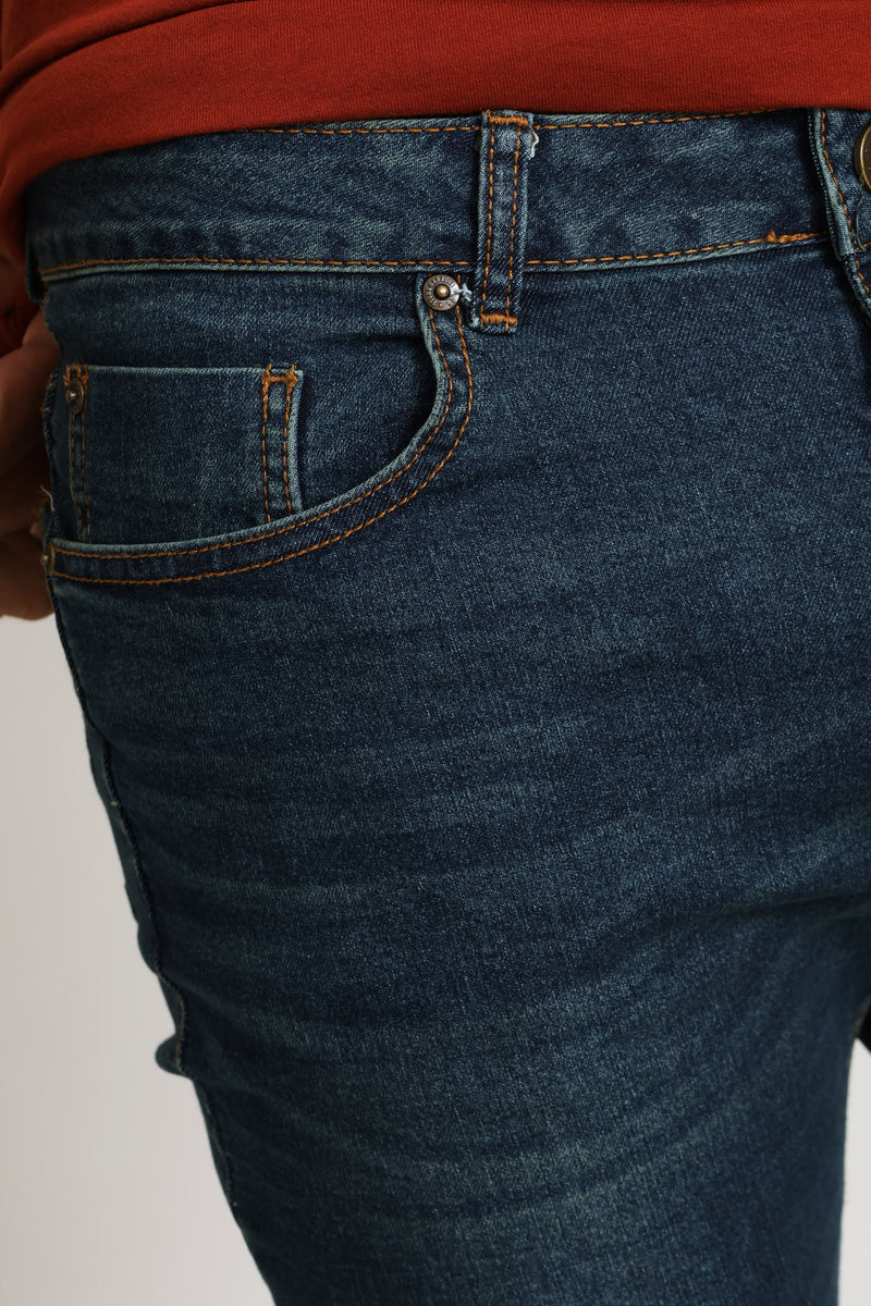 Dark Tint Skinny Jean - Dark Blue