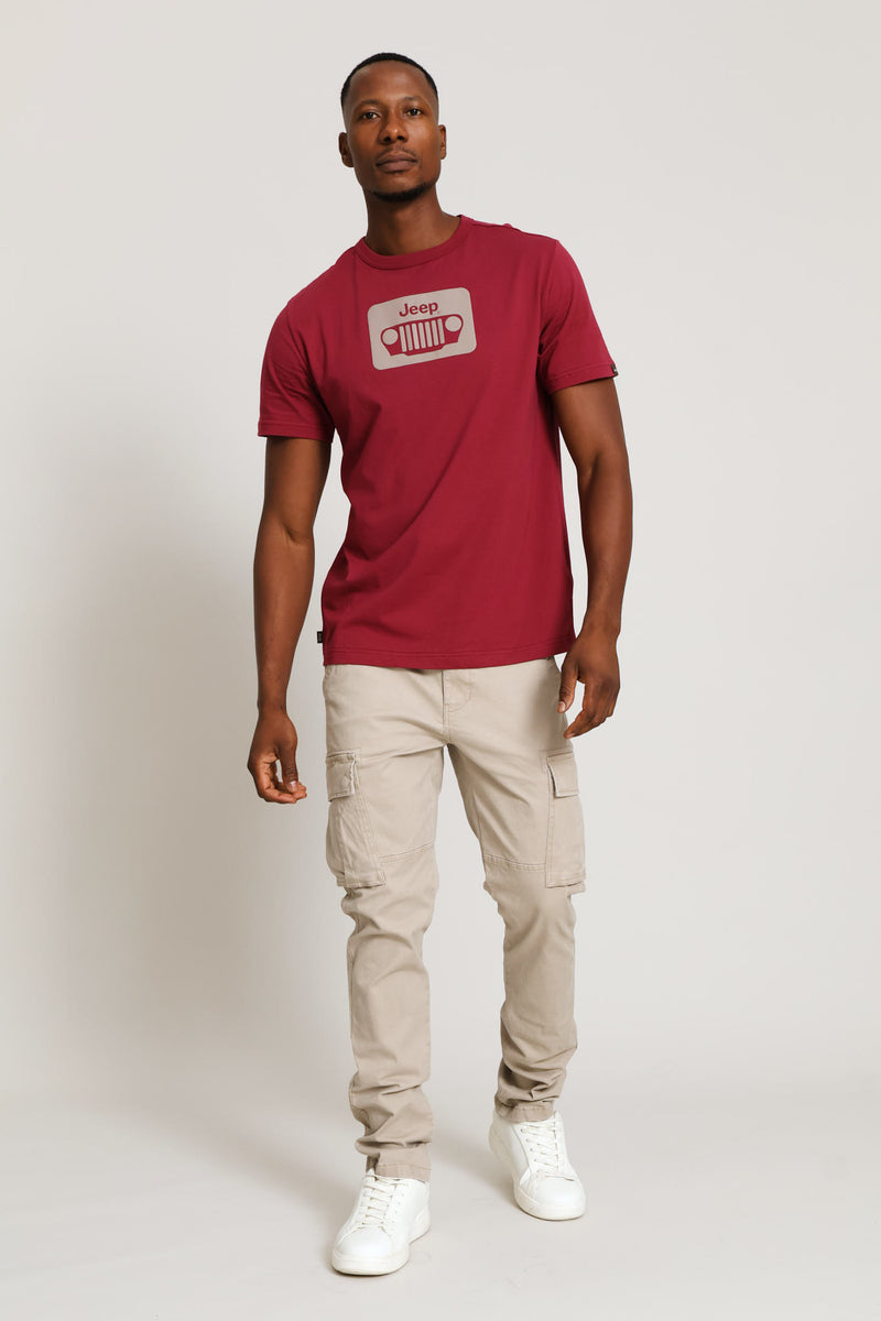 Essential Organice Tee - Maroon