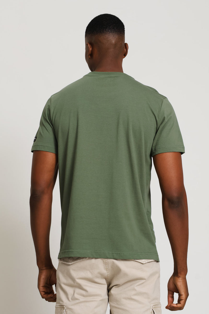 Graphic Tree Tee - Olive