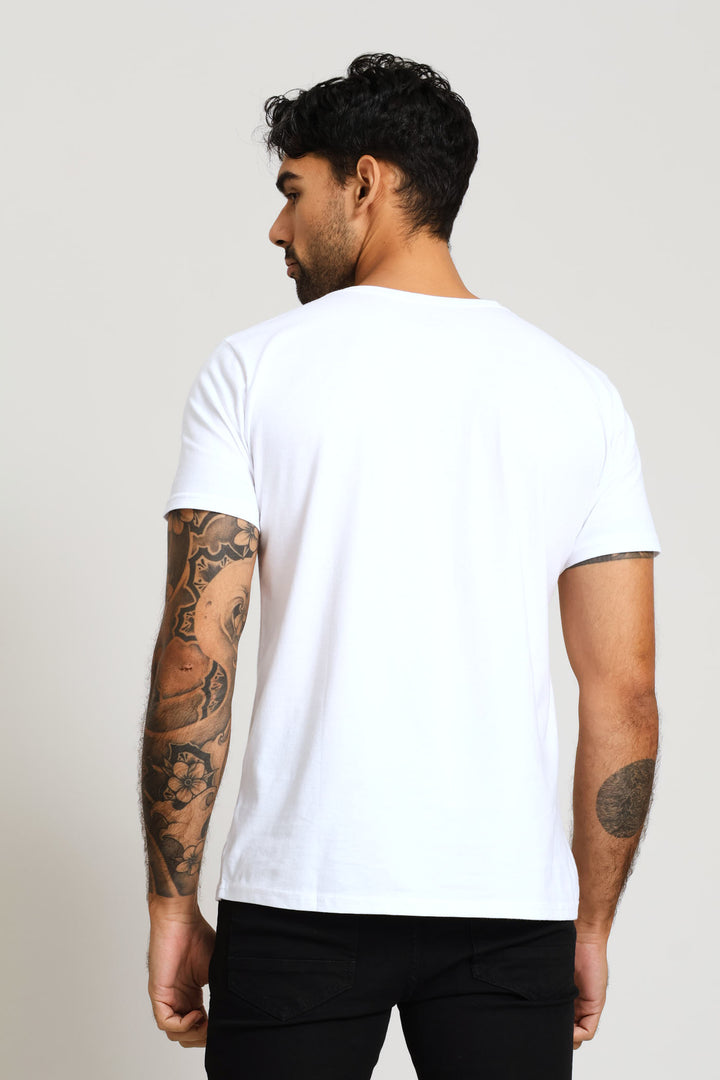 2 Pack Tee - White/Blue