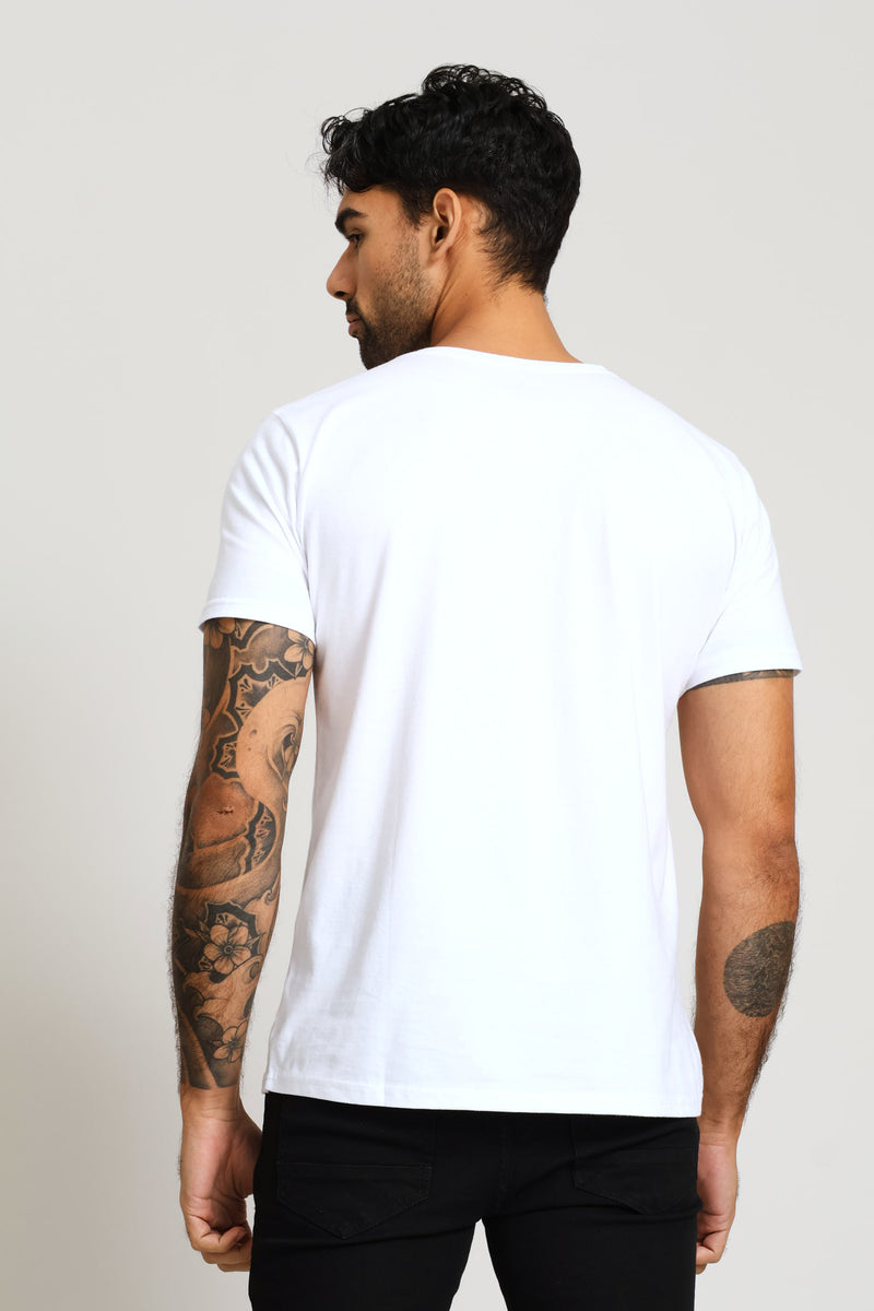 2 Pack Tee - White/Blue