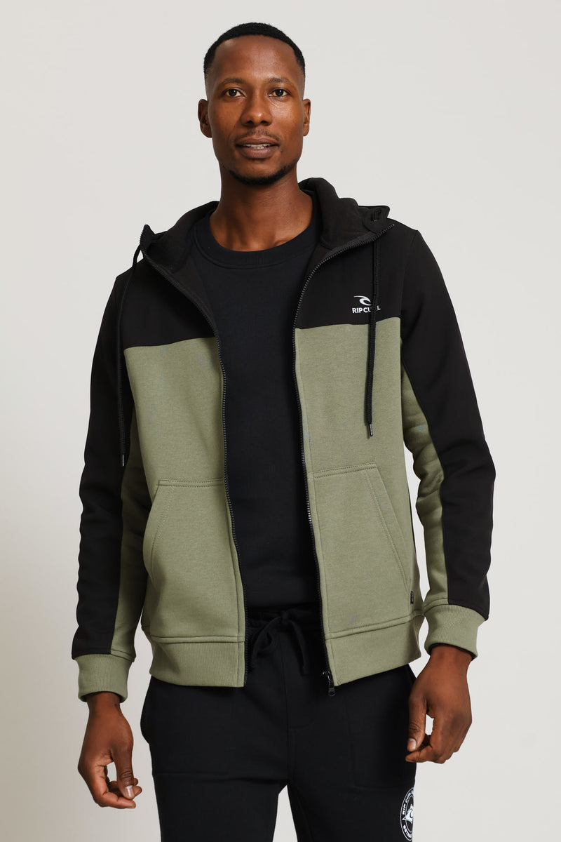 Full Soft Shell Jacket - Fatigue/Black