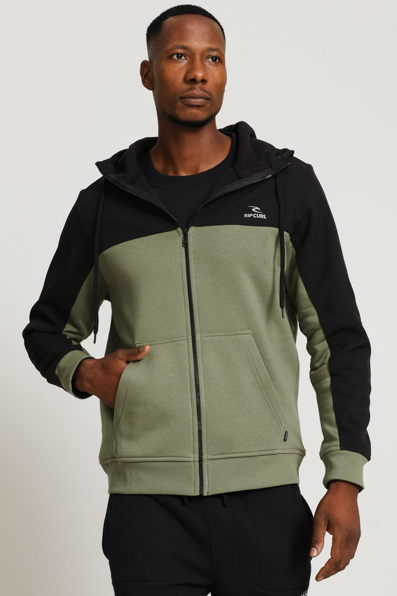 Full Soft Shell Jacket - Fatigue/Black