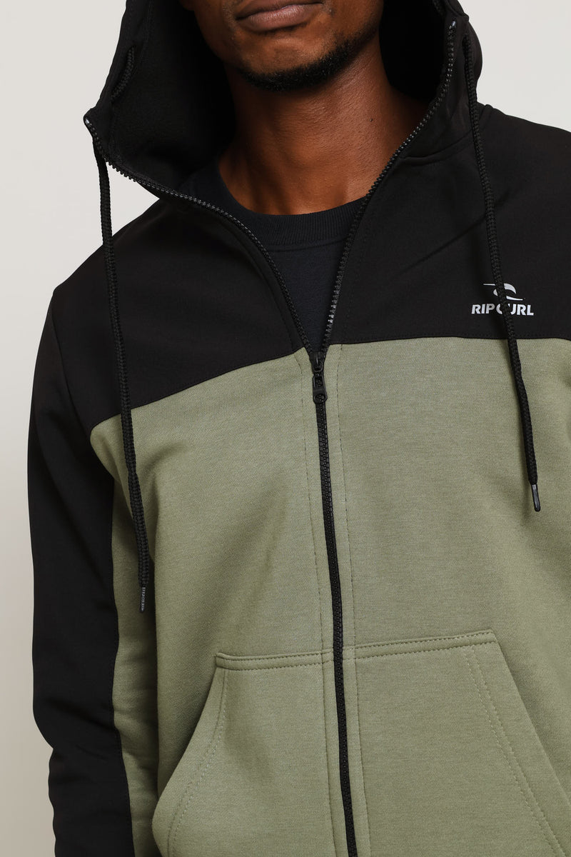 Full Soft Shell Jacket - Fatigue/Black