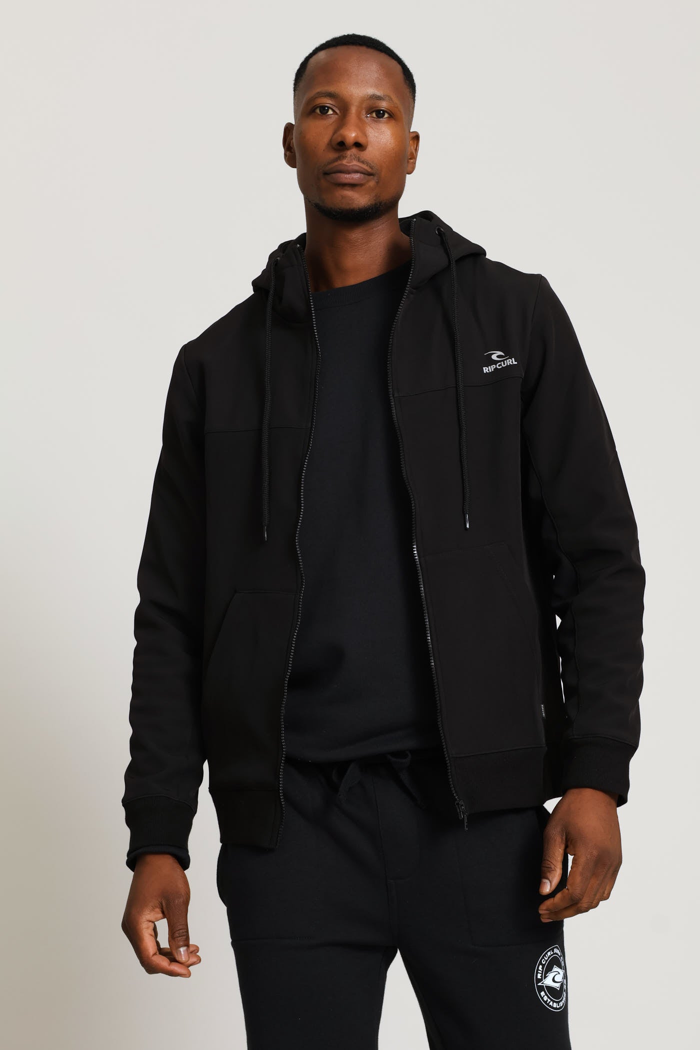 BlackCommedesGarcons 縮絨 zip Jacket TEXTURED ZIP-UP JACKET - Black | ZARA South Africa