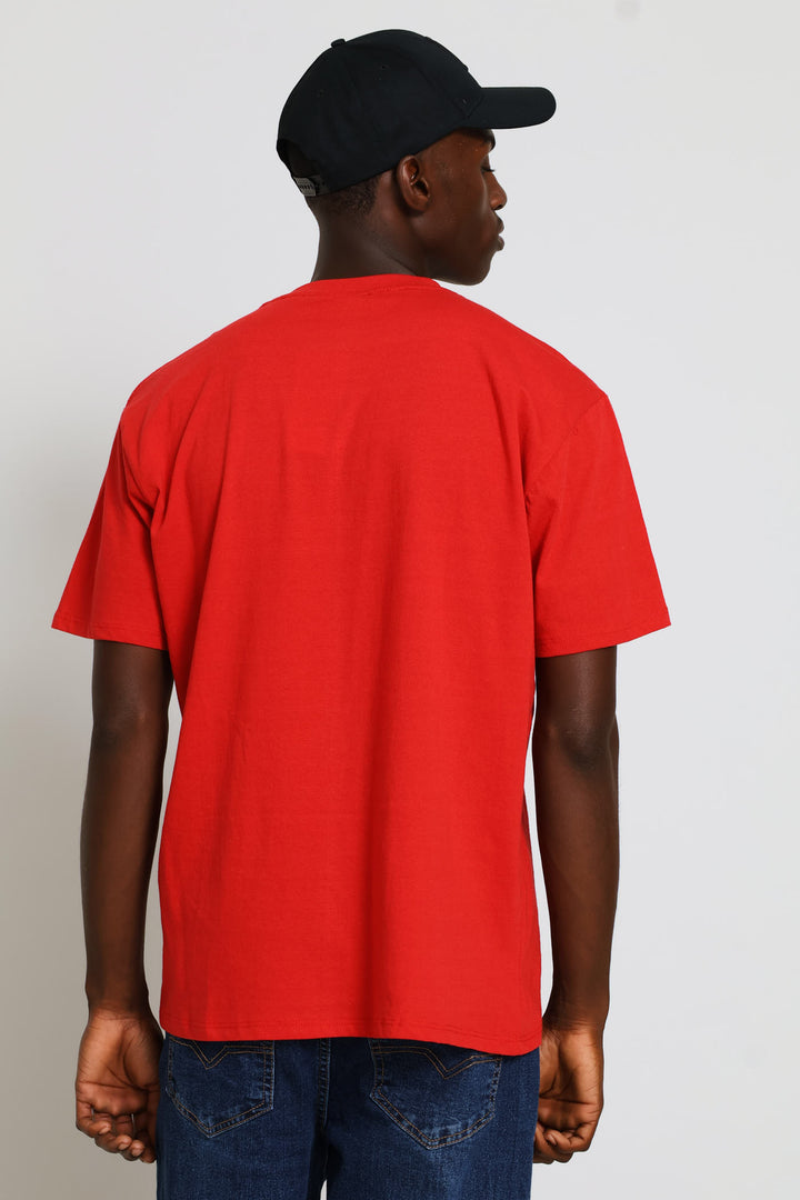 Small Logo Tee - Red