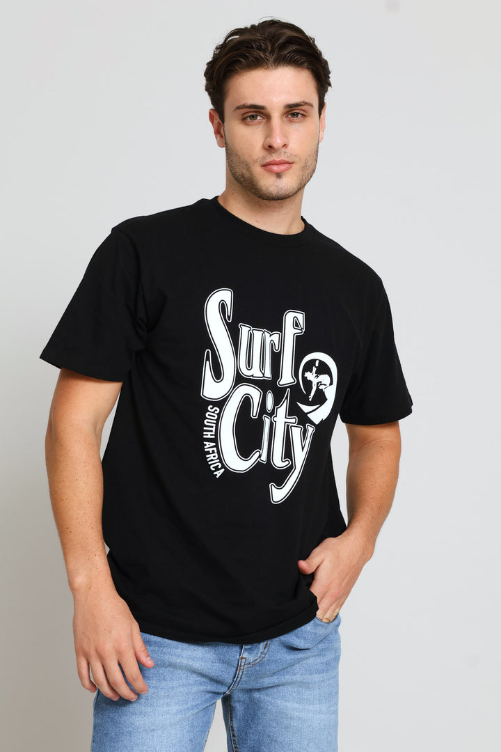 Surf City Tee - Black
