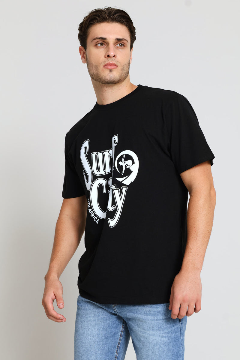 Surf City Tee - Black