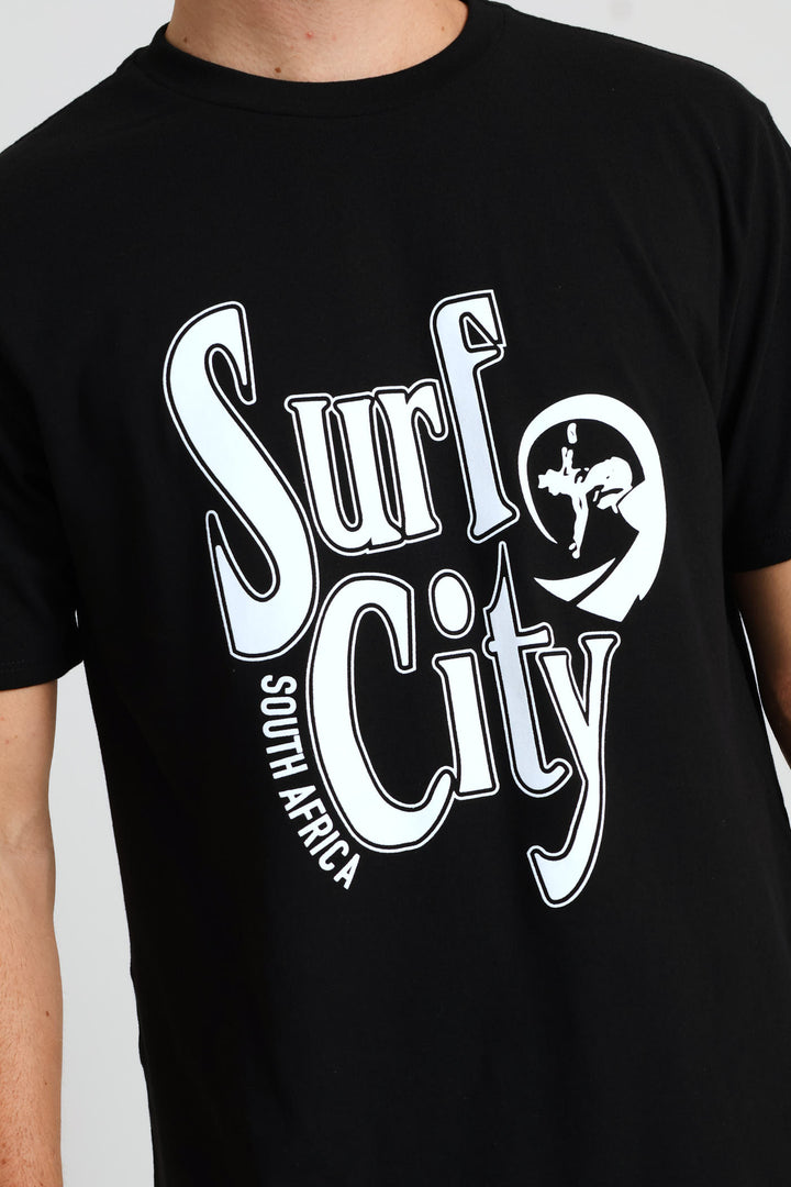 Surf City Tee - Black