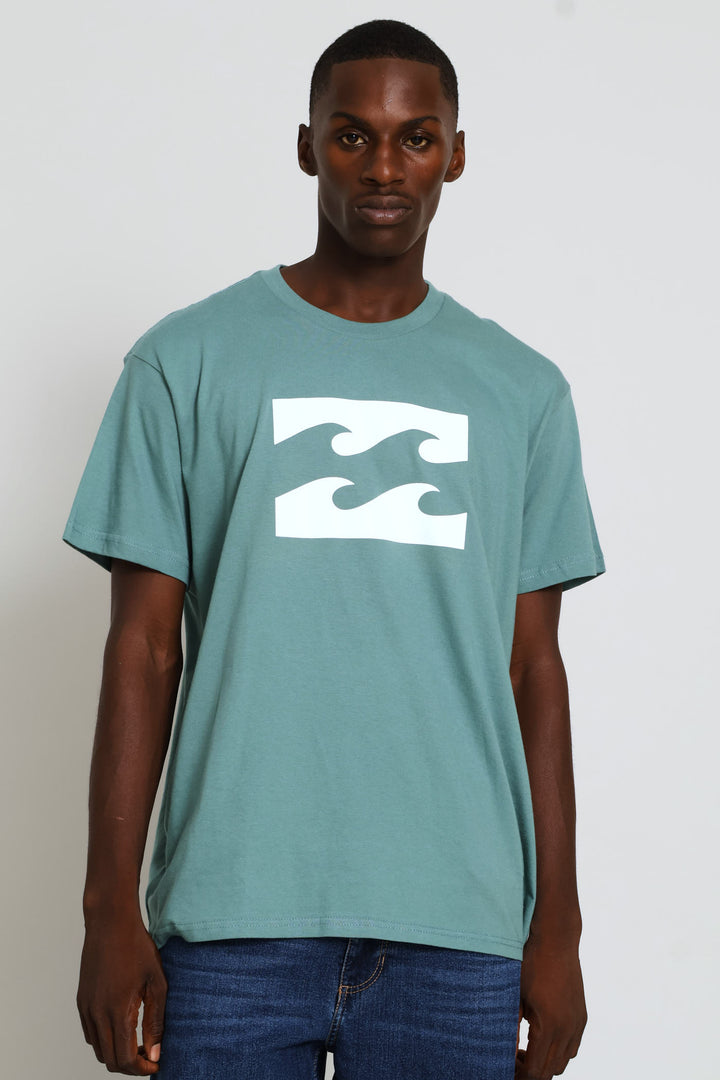 Team Wave Tee - Seafoam