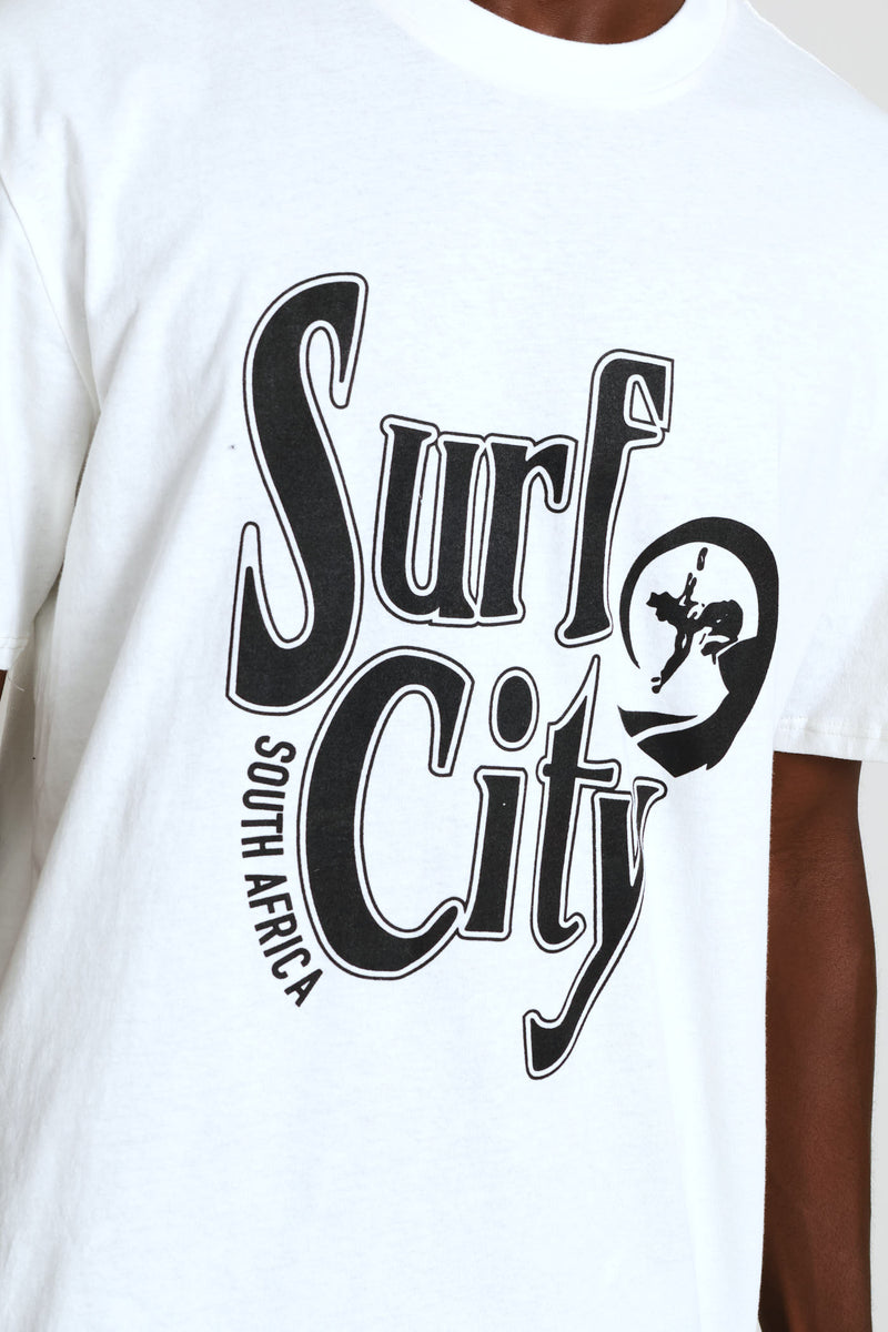 Surf City Tee - White