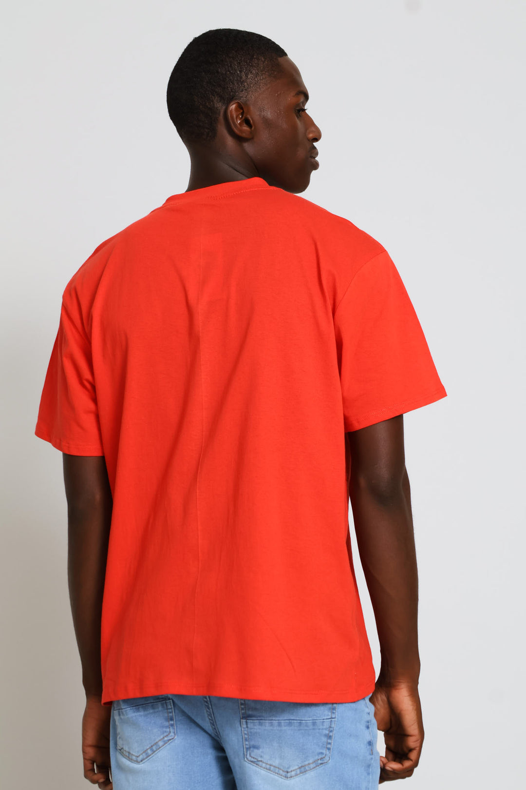 Round Logo Tee - Red