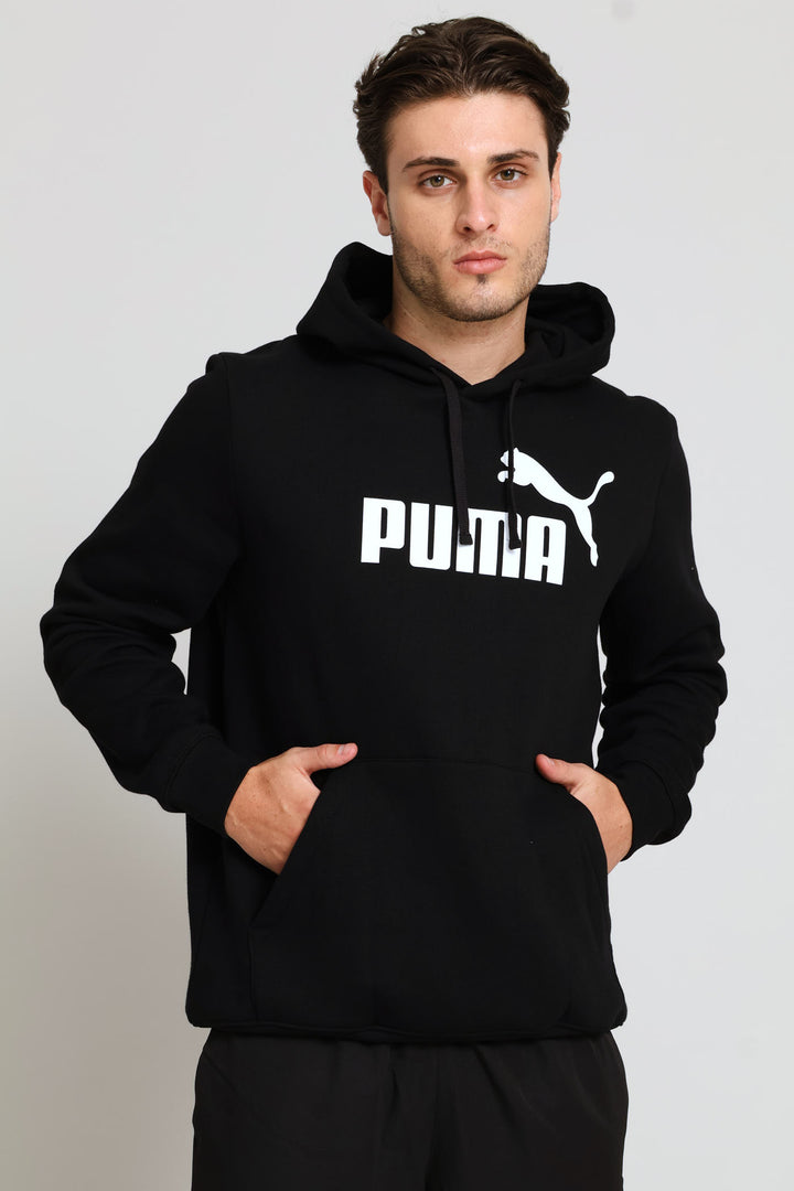 Essential No.1 Logo Hoodie - Black