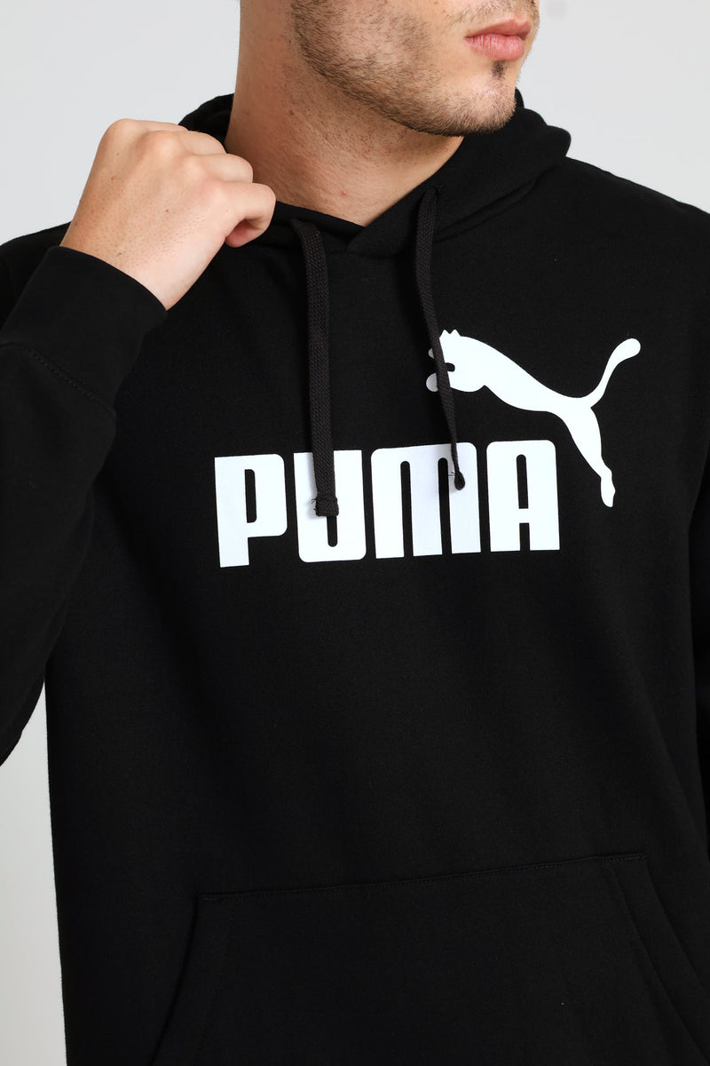 Essential No.1 Logo Hoodie - Black