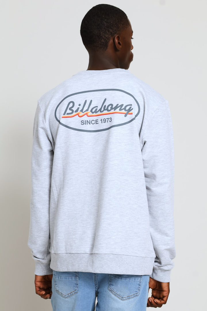 Runner Crew Top - Grey Melange