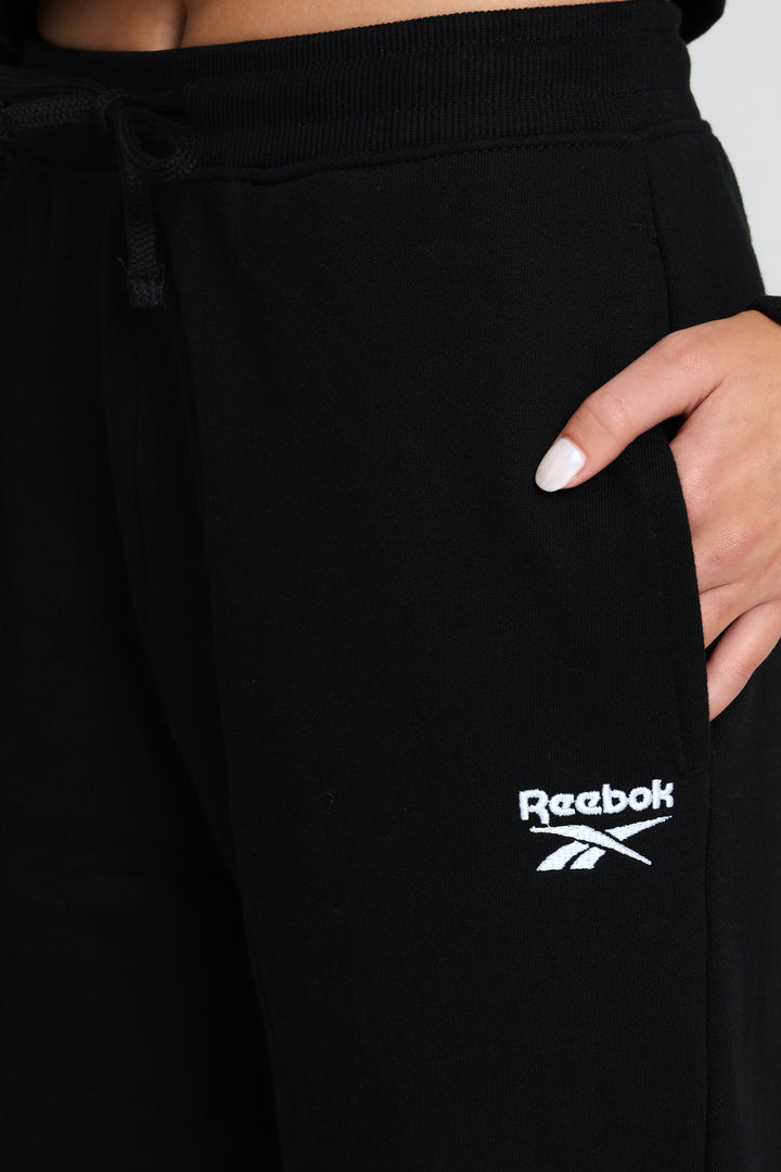 Yara Wide Hem Open Jogger - Black