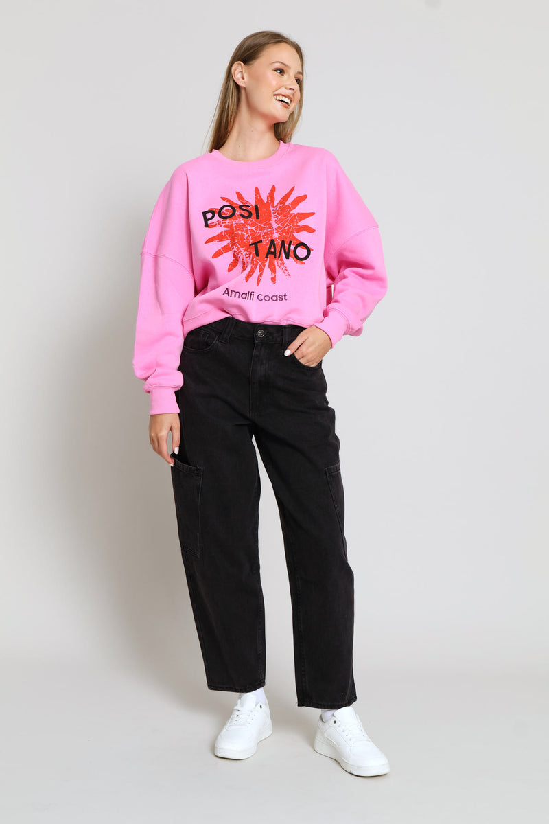 Cargo Barrel Denim - Black