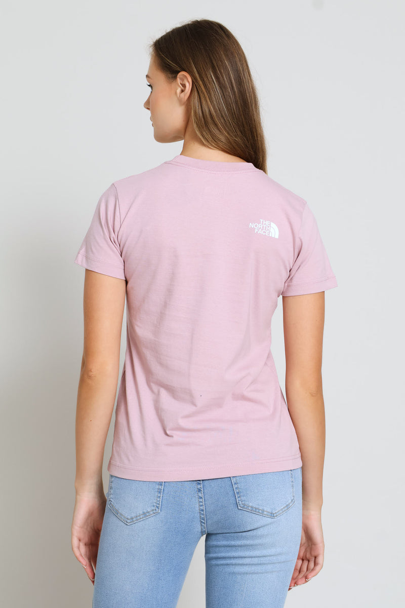 Evolution Half Dome Slim Short Sleeve Tee - Pink