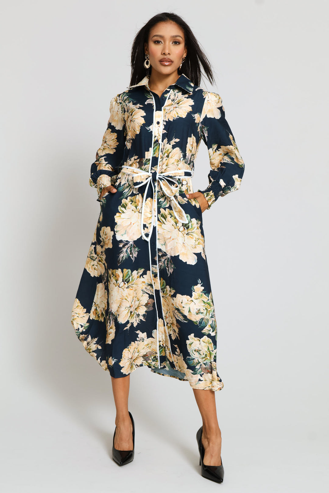 Long Sleeve Floral Dresses At Edgars Ladies Long Sleeve Button Through Floral Viscose Blend Maxi Dress Long Sleeve Floral Dresses At Edgars Ladies Long Sleeve Button Through Floral Viscose Blend Maxi Dress