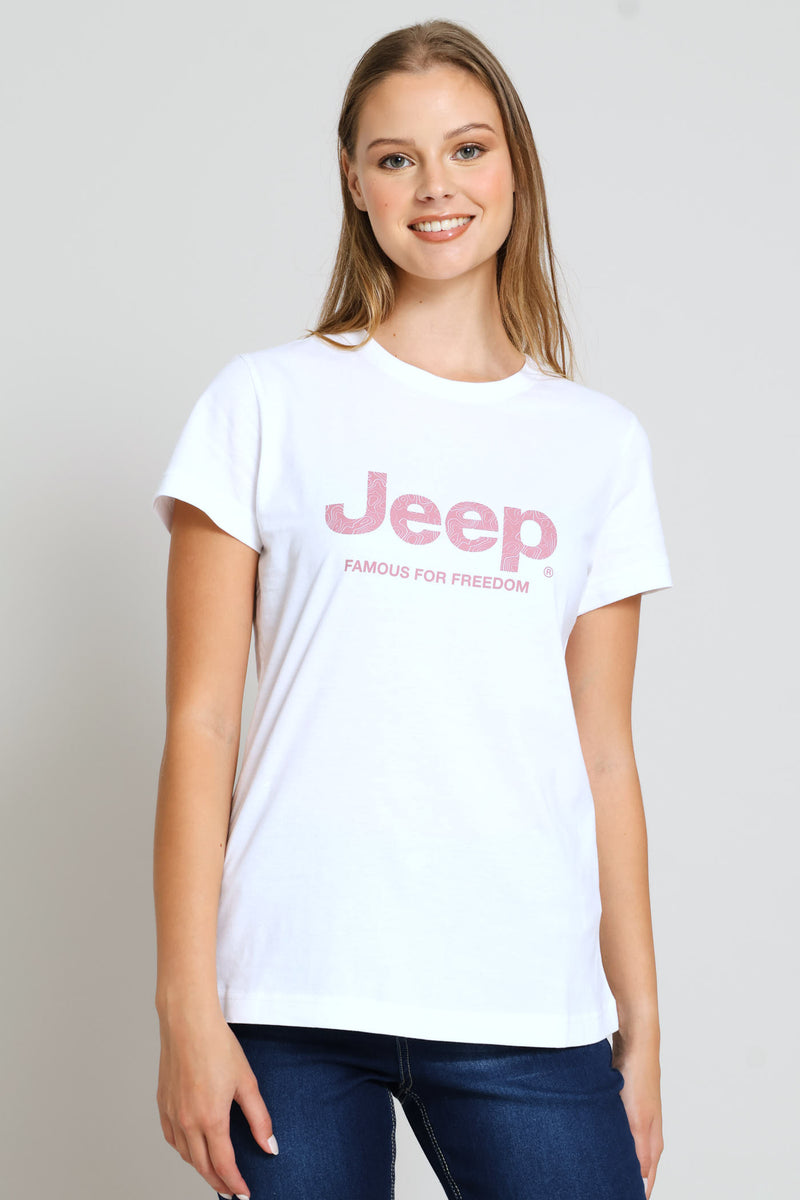 Logo Strong Icon Tee - White