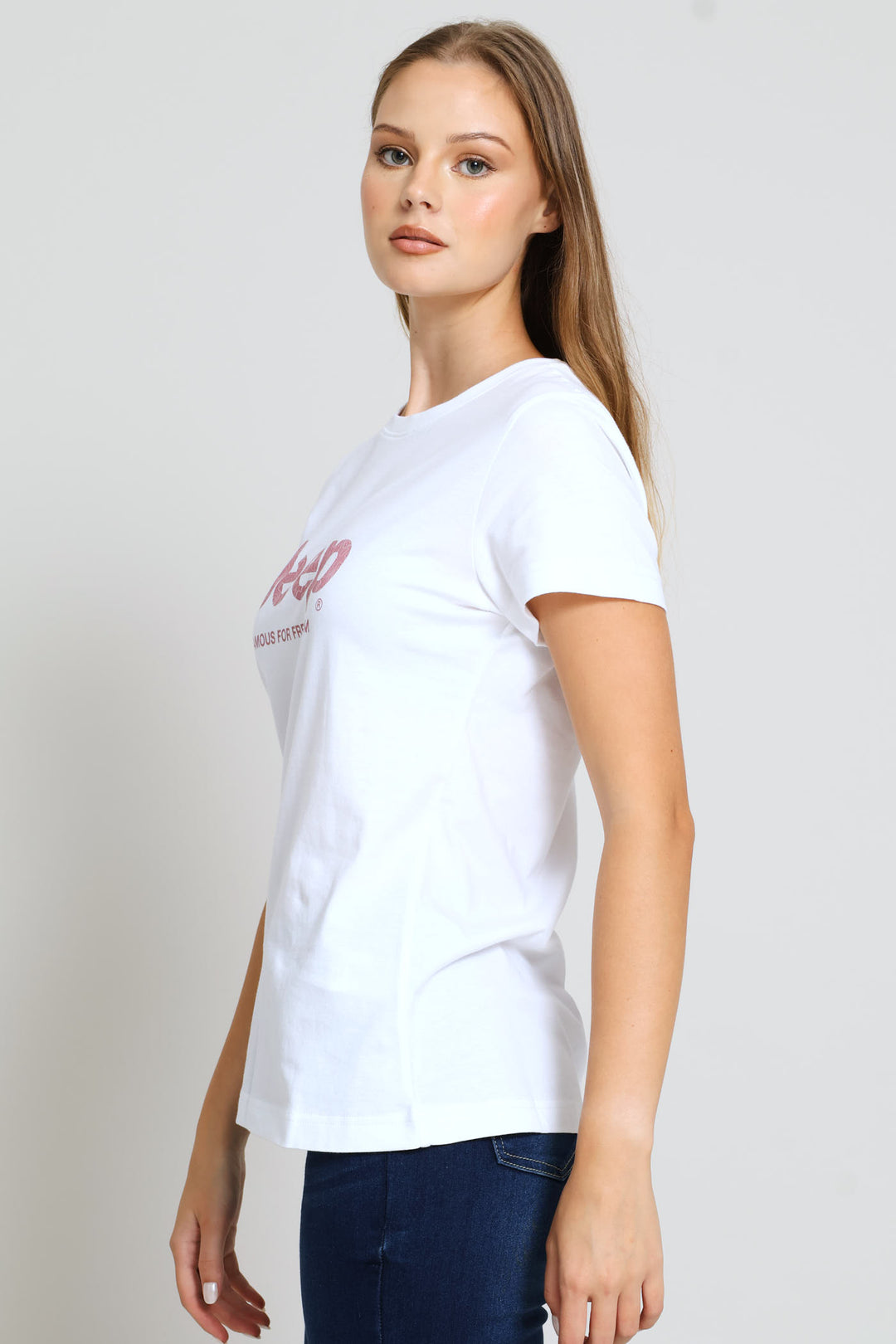 Logo Strong Icon Tee - White
