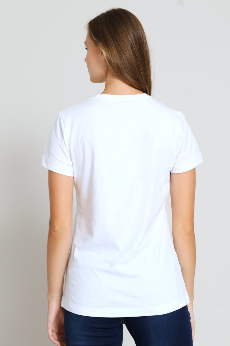 Logo Strong Icon Tee - White