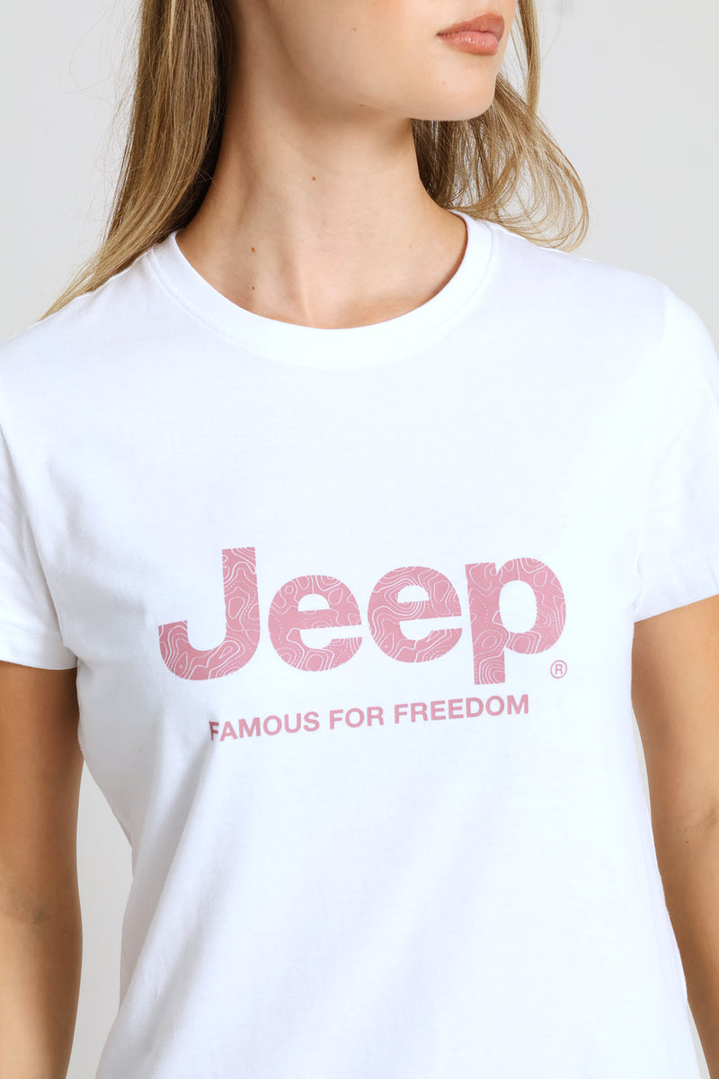 Logo Strong Icon Tee - White