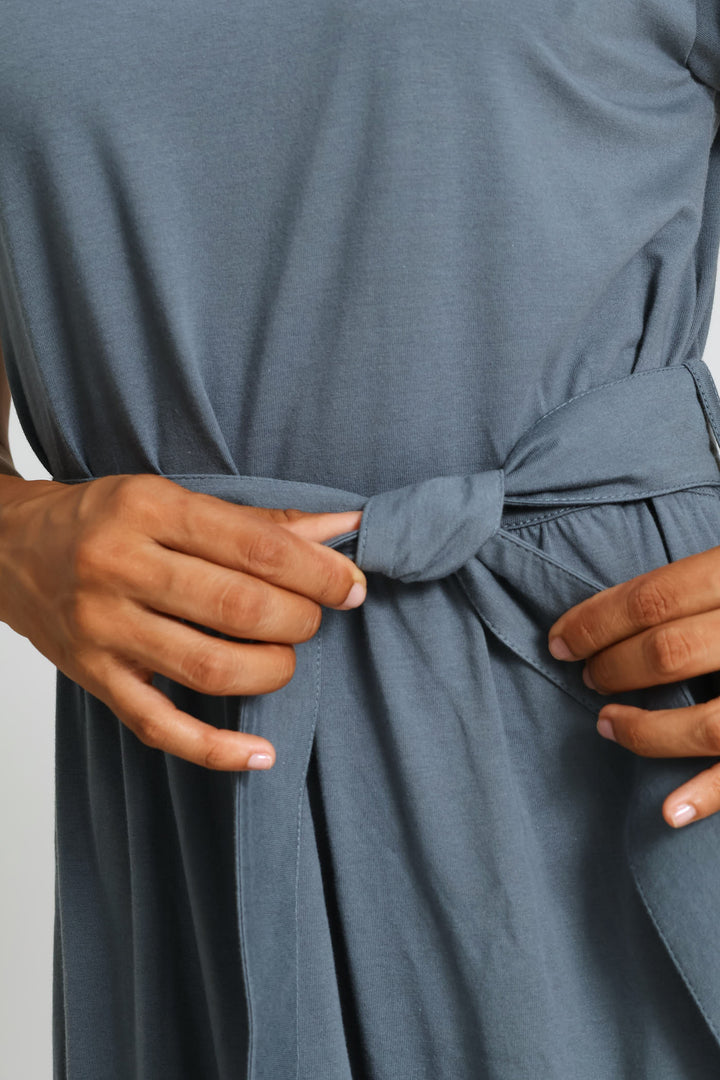 Everyday Tiered Dress - Grey