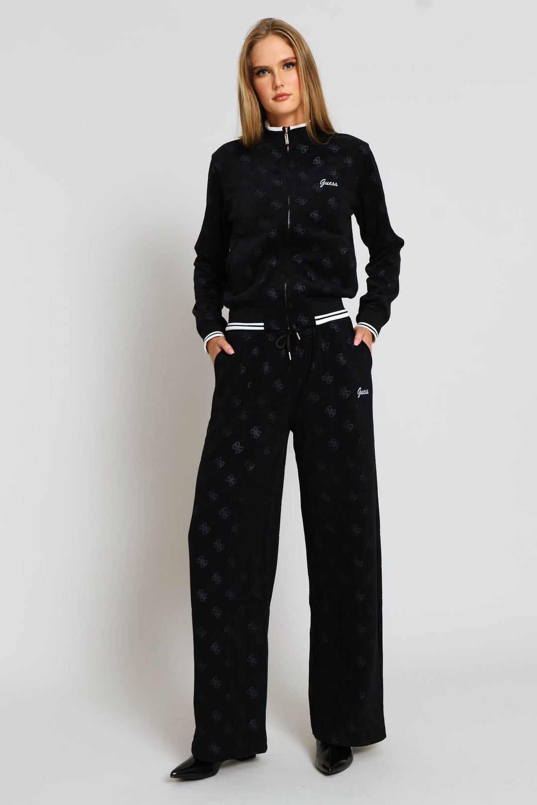 Paulina Full Zip Sweatshirt - Black