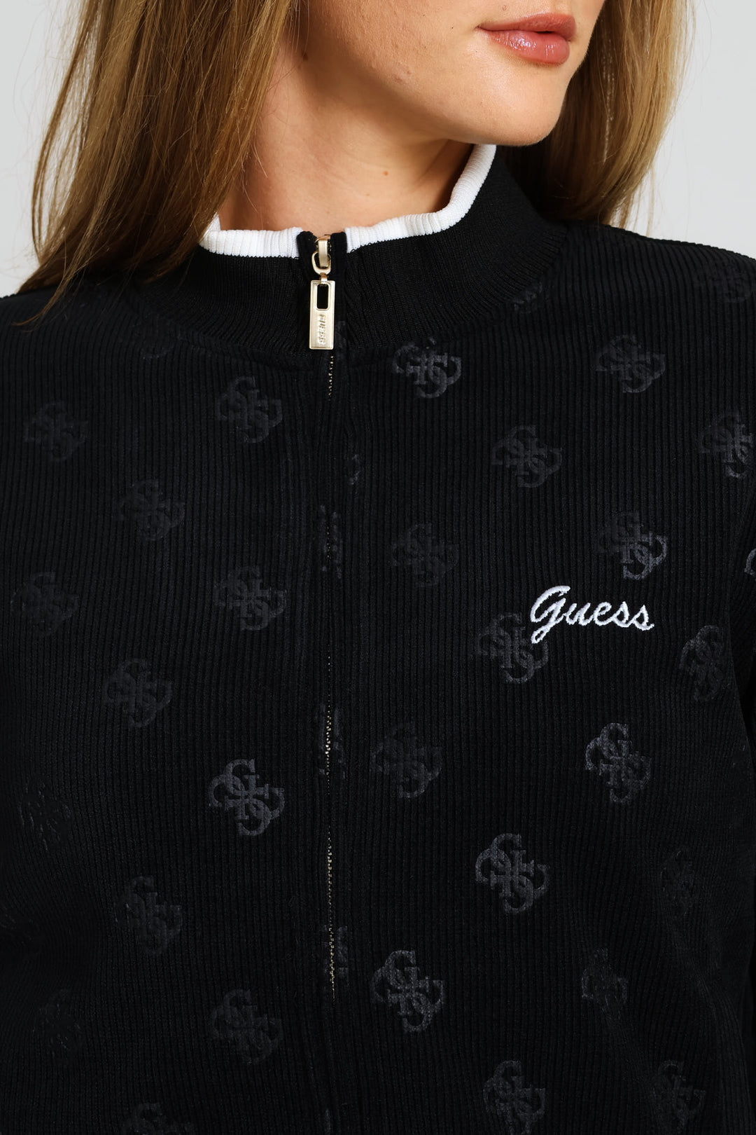 Paulina Full Zip Sweatshirt - Black