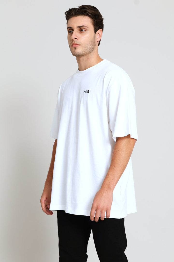 Essential Simple Dome Oversized Tee - White