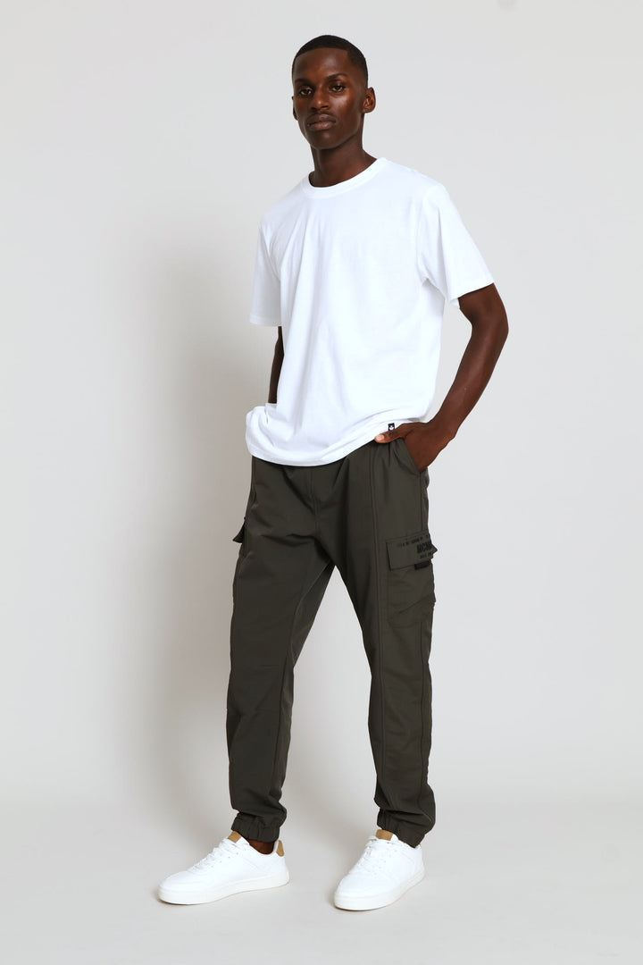 Nylon Hyb Jogger - Olive